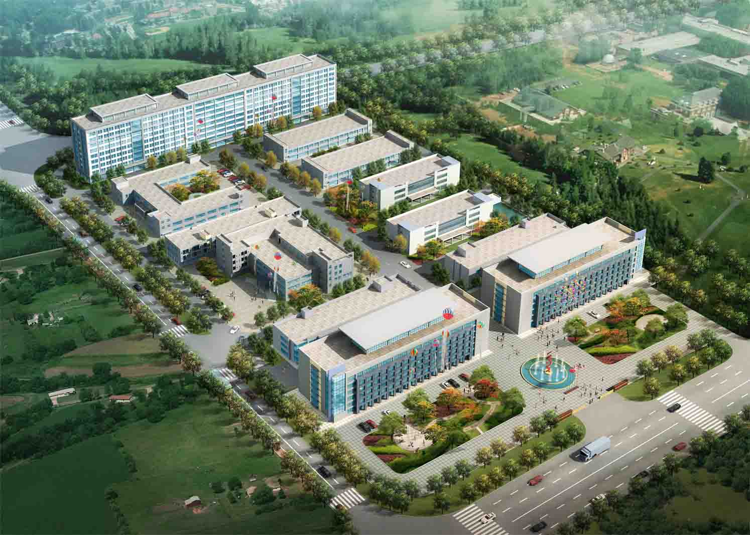 工業(yè)園區(qū)總體構(gòu)架